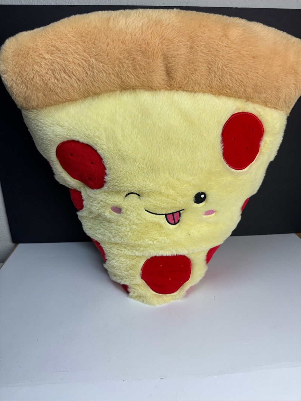 19” Pizza Slice Plush Stuffed Animal Pillow Cute Kawaii Pepperoni Pizza